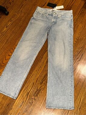 rag & bone Light Wash Straight Leg Women's Jeans